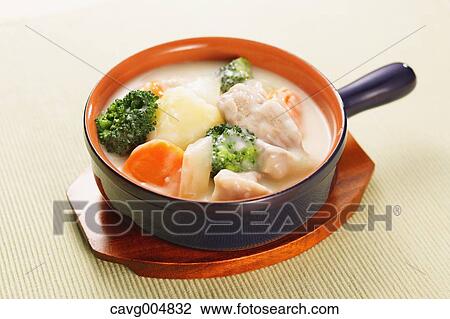 Japanese style white stew View Large Photo Image Stock Image - Japanese style white stew. Fotosearch