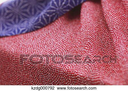 Stock Image - Japanese style wrapping cloth. Fotosearch