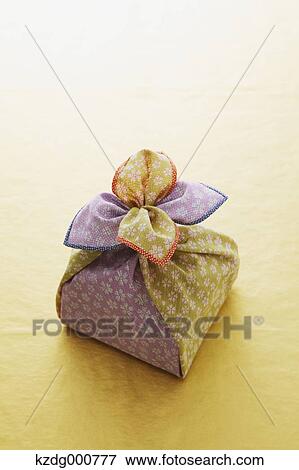 Stock Photo - Japanese style wrapping cloth. Fotosearch