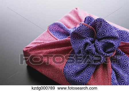 Stock Photo - Japanese style wrapping cloth. Fotosearch