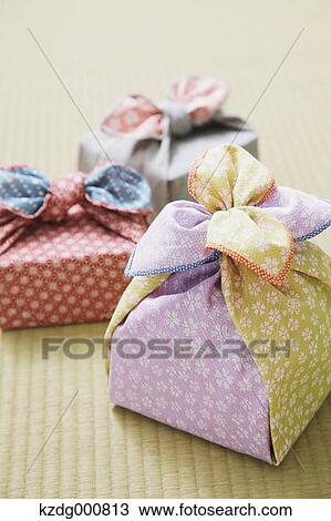 Japanese style wrapping cloths View Large Photo Image Stock Image - Japanese style wrapping cloths. Fotosearch