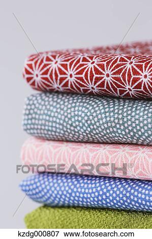 Stock Photo - Japanese style wrapping cloths. Fotosearch