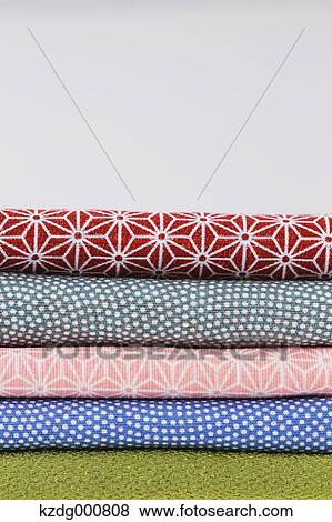 Japanese style wrapping cloths View Large Photo Image Stock Photo - Japanese style wrapping cloths. Fotosearch