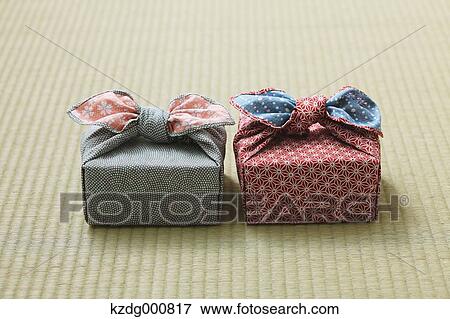 Japanese style wrapping cloths View Large Photo Image Stock Photo - Japanese style wrapping cloths. Fotosearch