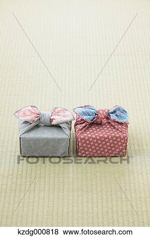 Japanese style wrapping cloths View Large Photo Image Stock Photo - Japanese style wrapping cloths. Fotosearch