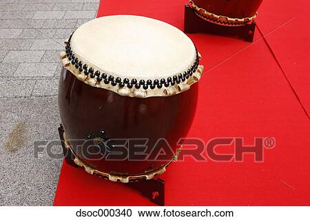 Japanese Taiko Drums View Large Photo Image Stock Image - Japanese Taiko Drums. Fotosearch