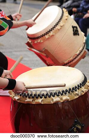 Japanese Taiko Drums View Large Photo Image Stock Image - Japanese Taiko Drums. Fotosearch