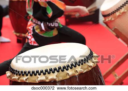 Japanese Taiko Drums View Large Photo Image Stock Image - Japanese Taiko Drums. Fotosearch