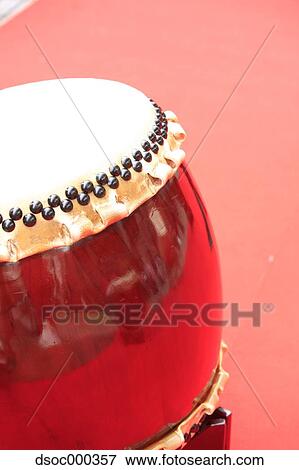 Japanese Taiko Drums View Large Photo Image Stock Photo - Japanese Taiko Drums. Fotosearch