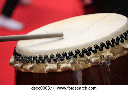 Japanese Taiko Drums View Large Photo Image Stock Photo - Japanese Taiko Drums. Fotosearch