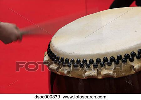 Stock Photo - Japanese Taiko Drums. Fotosearch