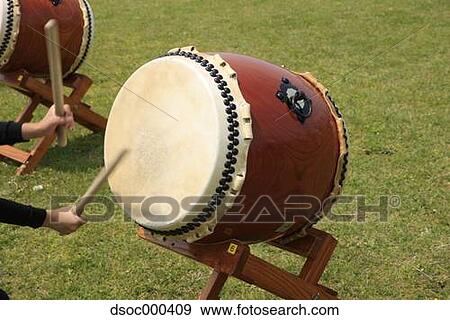 Stock Photo - Japanese Taiko Drums. Fotosearch