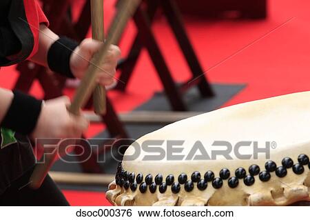 Japanese Taiko Drums View Large Photo Image Stock Photograph - Japanese Taiko Drums. Fotosearch