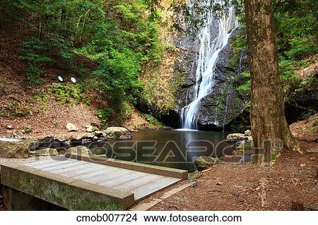 Kin Waterfall, Kyoto, Japan View Large Photo Image Picture - Kin Waterfall, Kyoto, Japan. Fotosearch