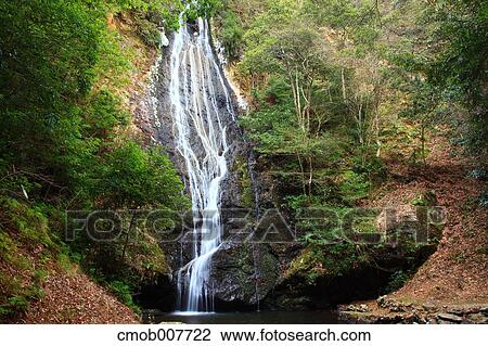 Kin Waterfall, Kyoto, Japan View Large Photo Image Stock Image - Kin Waterfall, Kyoto, Japan. Fotosearch