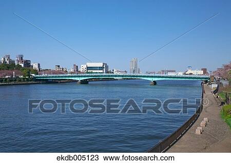Kototoi Bridge, Tokyo, Japan View Large Photo Image Stock Image - Kototoi Bridge, Tokyo, Japan. Fotosearch