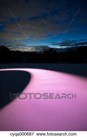 Lighted snow field View Large Photo Image Stock Photo - Lighted snow field. Fotosearch
