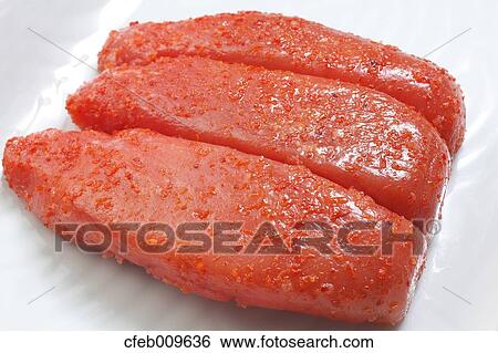 Marinated Pollock Roe View Large Photo Image Stock Photograph - Marinated Pollock Roe. Fotosearch