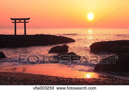 Stock Photo - Oarai Coast, Ibaraki Prefecture, Japan. Fotosearch