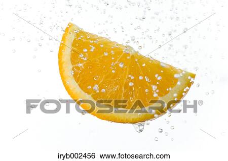 Orange and water splash View Large Photo Image Stock Photograph - Orange and water splash. Fotosearch