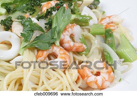 Stock Photograph - Pasta dish. Fotosearch