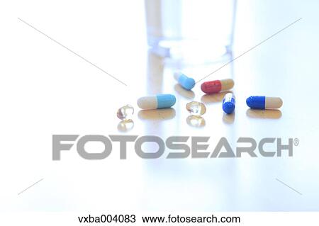 Stock Image - Pills. Fotosearch