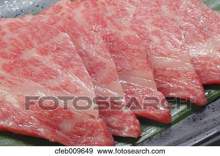 Raw beef meat View Large Photo Image Stock Photo - Raw beef meat. Fotosearch