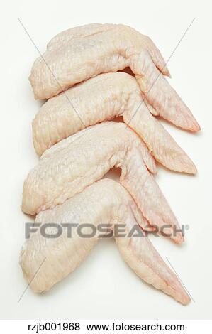 Raw chicken wings View Large Photo Image Stock Photo - Raw chicken wings. Fotosearch