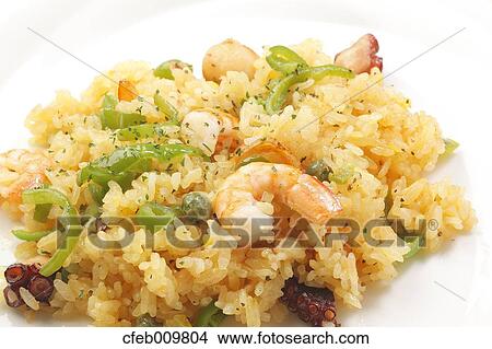 Rice dish View Large Photo Image Picture - Rice dish. Fotosearch