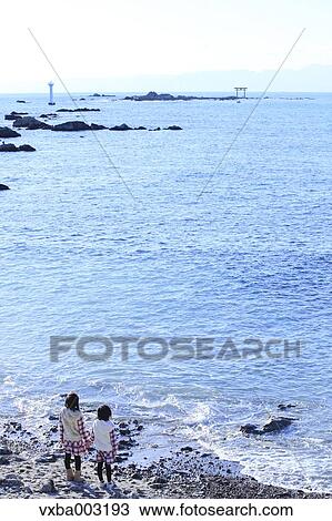 Stock Image - Sagamy Bay, Kanagawa Prefecture, Japan. Fotosearch