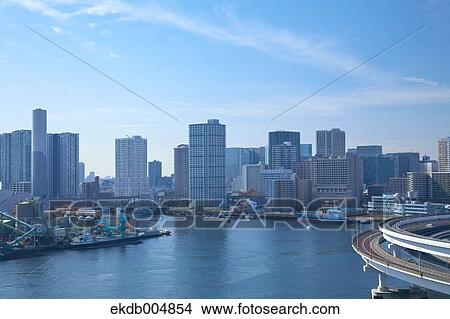 Tokyo Cityscape, Tokyo, Japan View Large Photo Image Picture - Tokyo Cityscape, Tokyo, Japan. Fotosearch