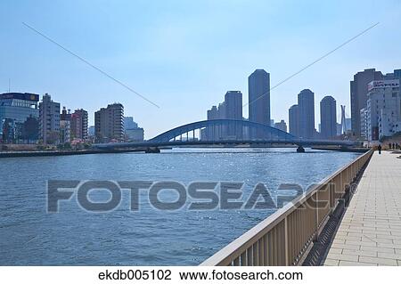Stock Image - Tokyo Cityscape, Tokyo, Japan. Fotosearch