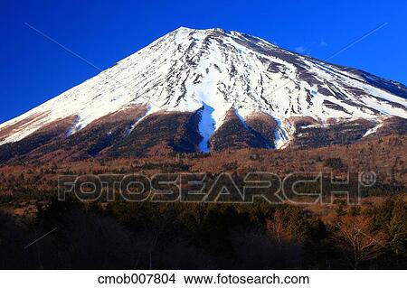 View of Mount Fuji, Shizuoka Prefecture, Japan View Large Photo Image Picture - View of Mount Fuji, Shizuoka Prefecture, Japan. Fotosearch