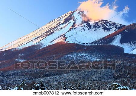 Stock Image - View of Mount Fuji, Shizuoka Prefecture, Japan. Fotosearch