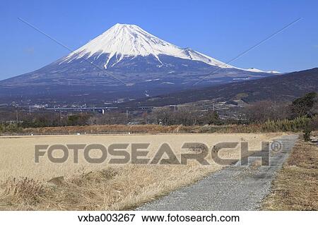 View of Mount Fuji, Shizuoka Prefecture, Japan View Large Photo Image Stock Photo - View of Mount Fuji, Shizuoka Prefecture, Japan. Fotosearch