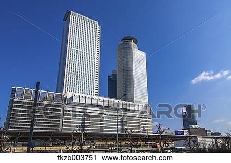 Stock Image - View of Nagoya, Aichi Prefecture, Japan. Fotosearch