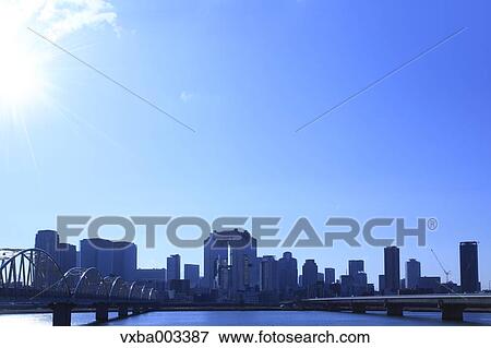 View of Osaka, Japan View Large Photo Image Stock Photo - View of Osaka, Japan. Fotosearch