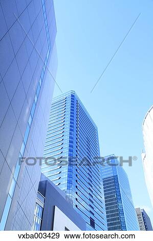Stock Photo - View of Osaka, Japan. Fotosearch