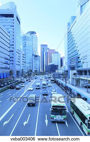 View of Osaka, Japan View Large Photo Image Stock Photograph - View of Osaka, Japan. Fotosearch