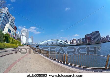 Stock Image - View of Tokyo, Japan. Fotosearch