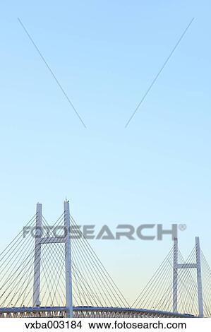 Picture - View of Yokohama, Kanagawa Prefecture, Japan. Fotosearch