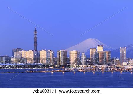 View of Yokohama, Kanagawa Prefecture, Japan View Large Photo Image Stock Image - View of Yokohama, Kanagawa Prefecture, Japan. Fotosearch