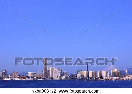 View of Yokohama, Kanagawa Prefecture, Japan View Large Photo Image Stock Image - View of Yokohama, Kanagawa Prefecture, Japan. Fotosearch