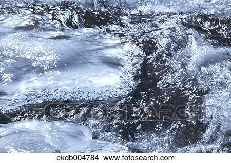 Water stream at Winter View Large Photo Image Picture - Water stream at Winter. Fotosearch