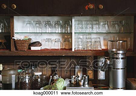 Cafe interior View Large Photo Image Stock Image - Cafe interior. Fotosearch