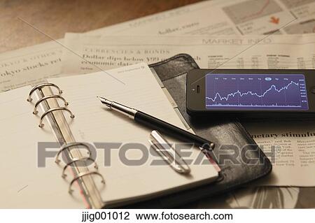 Stock Image - Chaotic office desk. Fotosearch