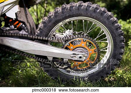 Stock Photo - Close up of Parts of Motocross Bike. Fotosearch