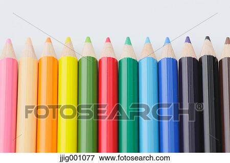 Colored pencils View Large Photo Image Stock Photo - Colored pencils. Fotosearch