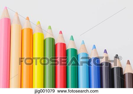 Colored pencils View Large Photo Image Stock Photo - Colored pencils. Fotosearch