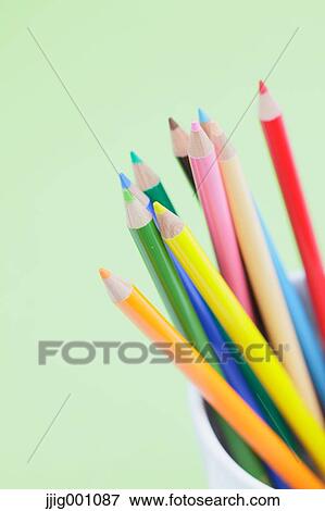 Colored pencils View Large Photo Image Stock Photo - Colored pencils. Fotosearch
